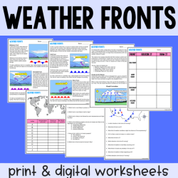 Air masses answer key worksheet fronts mass study north american guide