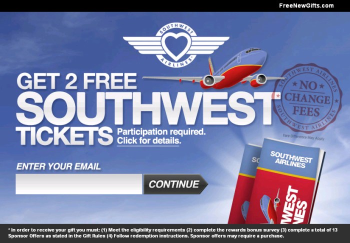 Southwest airlines sells you an advance-purchase airline ticket